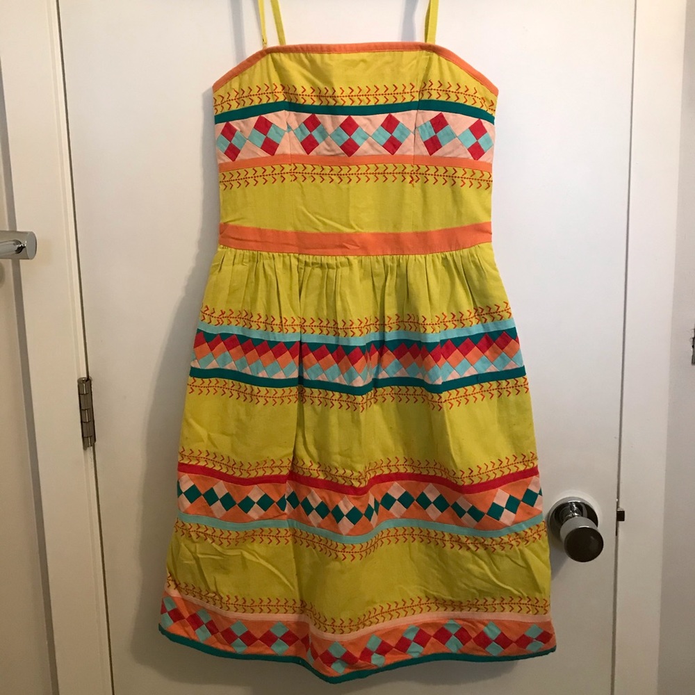 Leifsdottir Anthropologie quilt dress